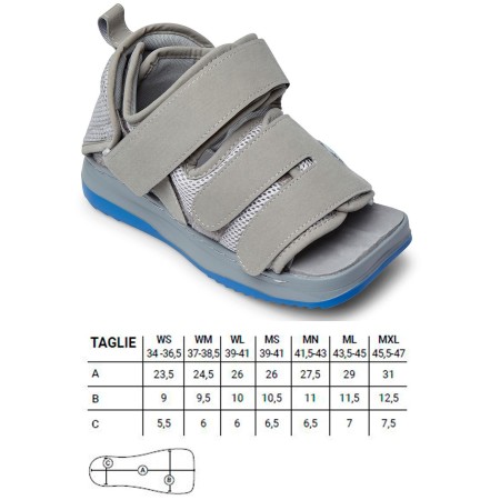 1 - DARCO Relief Dual Plus Scarpa stabilizzante post operatori Art. TD-DUALPLUS -