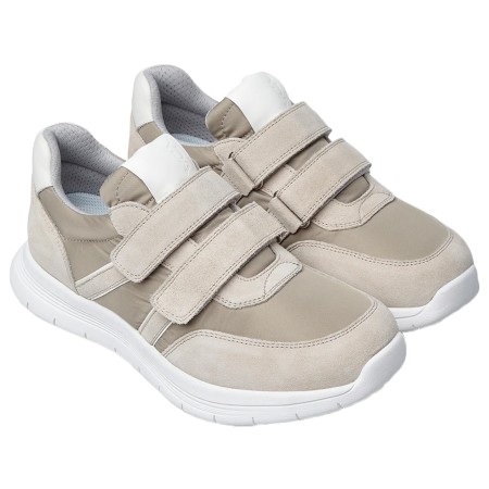1 - Scarpe ortopediche donna Sportive Optima Molliter YDA YUMA Spring System Beige Art. CPD-YUMA