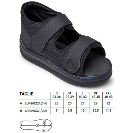 1 - OPTIMA LIGHT Trattamento post operatorio delle fasi traumatiche e delle fratture del piede Art. TO-LIGHT --