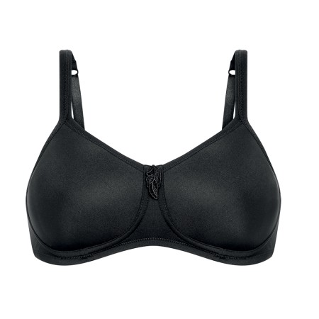 1 - Reggiseno per protesi seno Lingerie Linea Everyday Amoena mod. LARA PADDED SB colore Nero Art. 0675 --
