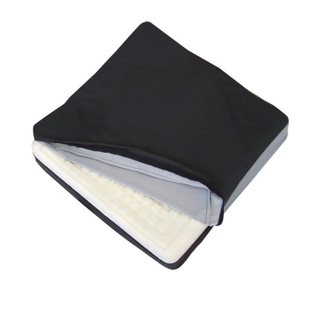 2 - Cuscino antidecubito anatomico viscoelastico  - 43x44x8 cm. Per pesi inferiori ai 90 kg Art. CA-25