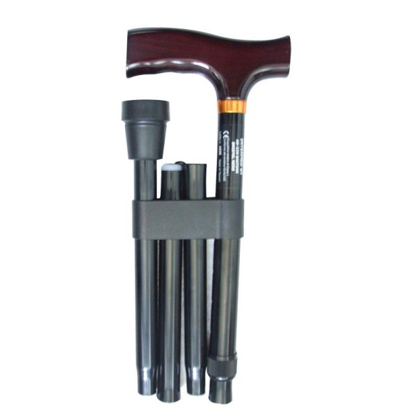 Bastone Per Anziani in alluminio Bristol - Nero Art. AD-32N