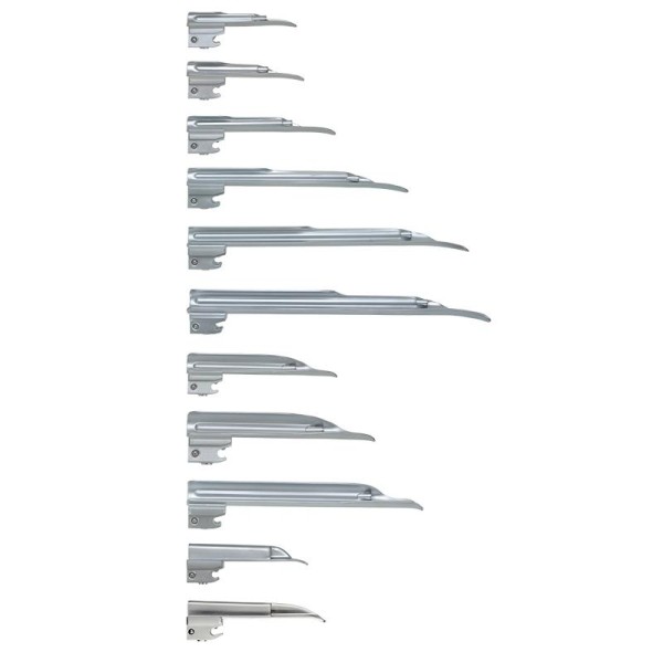 Lame per laringoscopi F.O. Heine Classic+ - WIS 2 L tot: 130mm - L distale:16mm Art. F-00.22.132