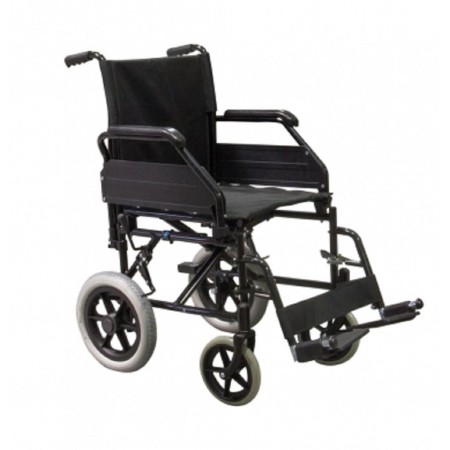 1 - Sedia a rotelle Carrozzina standard da transito RehaPrima Seduta cm 52 Art. REHA-PT52