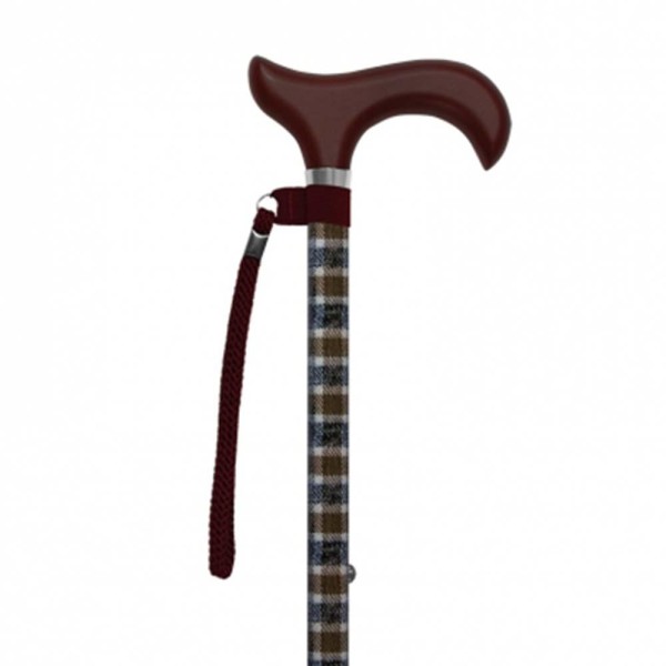 Bastone per anziani in allumino regolabile tubo intero Stone Art.  AD-82