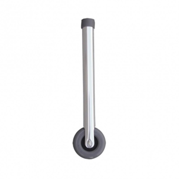 Coppia di Gambe con ruote fisse per deambulatore girello per anziani diametro 3 pollici foro da 2,5 cm Art. ADR3--