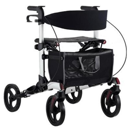 1 - Rollator Deambulatore girello per anziani Sparta in alluminio con ruote anteriori piroettanti Art. RA-172