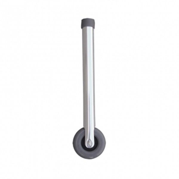 Prime Coppia di Gambe con ruote fisse per deambulatore girello per anziani diametro 3 pollici foro da 2,5 cm Art. ADR3---