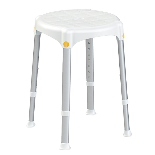 Sgabello Tondo per Doccia per disabili e Anziani Made in Italy