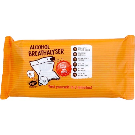 1 - Etilometro Portatile Monouso Professionale Omologato per Alcol Test Certificato -