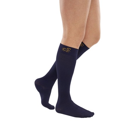 1 - Solidea Gambaletti BLU NAVY unisex SOCKSFORYOU BAMBOO CAREZZA Calze a compressione graduata 13/17 mmHg Art. 060770