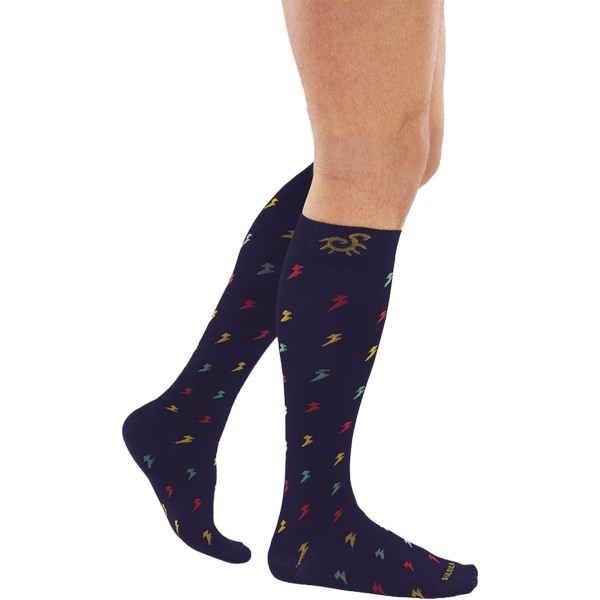 Solidea Gambaletti BLU NAVY unisex SOCKSFORYOU BAMBOO FLASH Calze a compressione graduata 18/24 mmHg Art. 0610A4