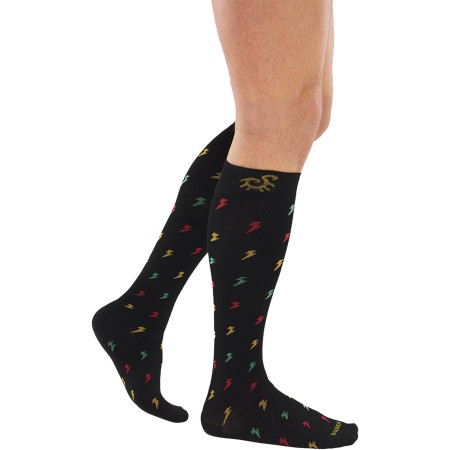 1 - Solidea Gambaletti NERO unisex SOCKSFORYOU BAMBOO FLASH Calze a compressione graduata 18/24 mmHg Art. 0610A4