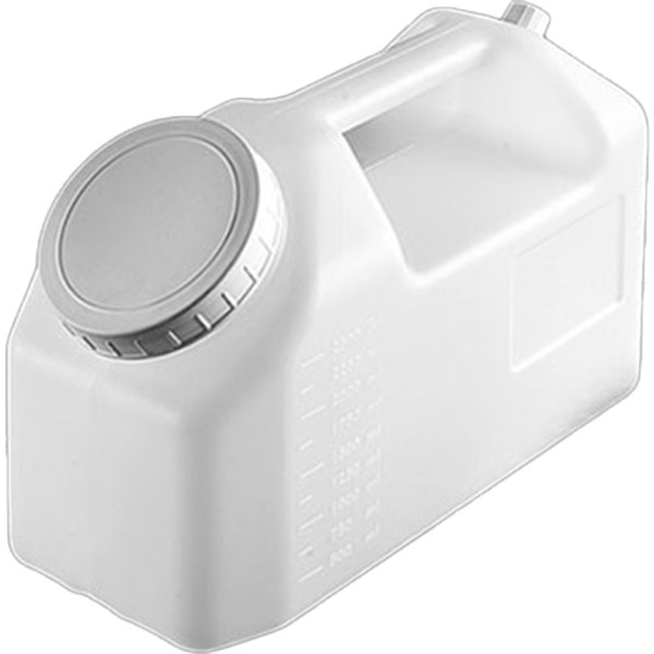 Tanica per Urine H 24 per la raccolta delle Urine e Urinocoltura. Barattolo graduato con tappino di prelievo Tanica da 2500 ml -