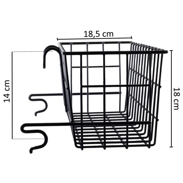 Cestino Porta Oggetti per Deambulatore Girello Per Anziani Tipo 1