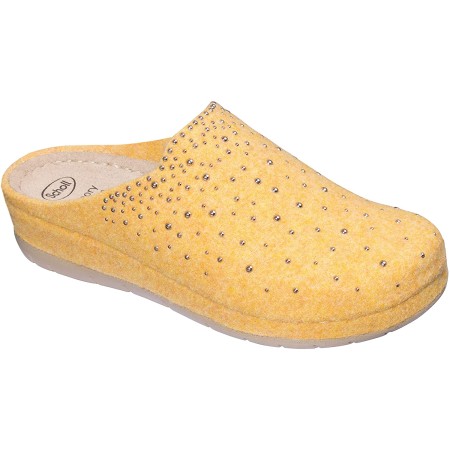 2 - INVERNESS GIALLO pantofole Scholl Memory Cushion