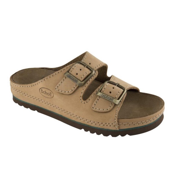 Prime Air Bag Ciabatte ortopediche in pelle Cuoio Scholl