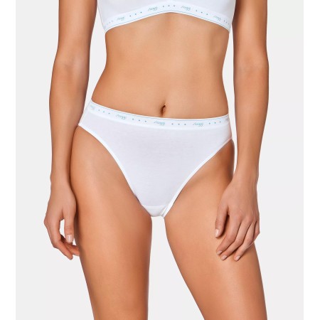 2 - Sloggi Slip 24/7 100 Tai 2 Paia colore WHITE