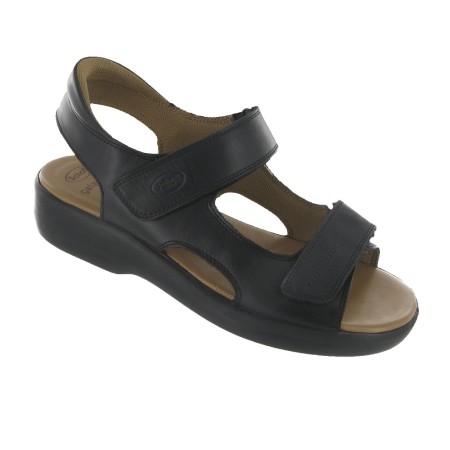 1 - LISBON 2.0 Sandali Scholl Pelle Nero Memory Cushion