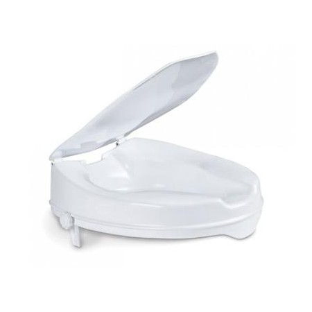 1 - Alzawater Anatomico Universale Rialzo da 10 cm per water con blocco laterale, con coperchio Onda Art. RP410-10