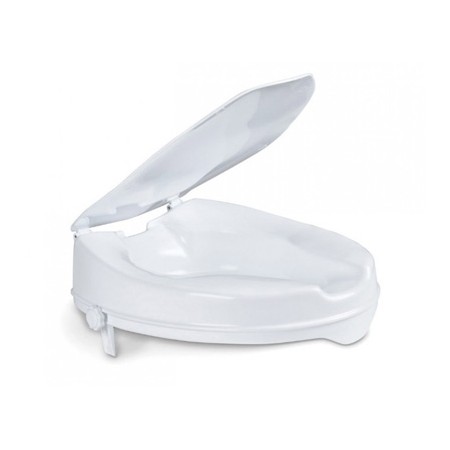 2 - Alzawater Anatomico Universale Rialzo da 10 cm per water con blocco laterale, con coperchio Onda Art. RP410-10