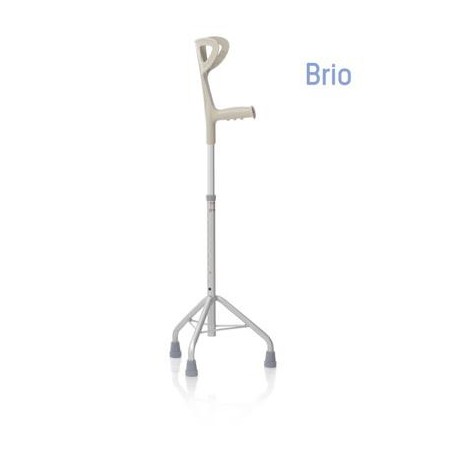 1 - Bastone Per Anziani Tripode Regolabile In Altezza Appoggio Brachiale Art. RP719 - AD-17B -