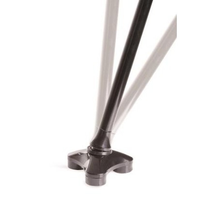 1 - Puntale Base Larga Oscillante per Bastoni per Anziani  Art. AU302