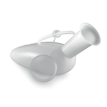 1 - Pappagallo per Urinare - Pipi uomo Contenitore per Urine Urinale Polietilene con Tappo da 1 Litro Art. ST592 -