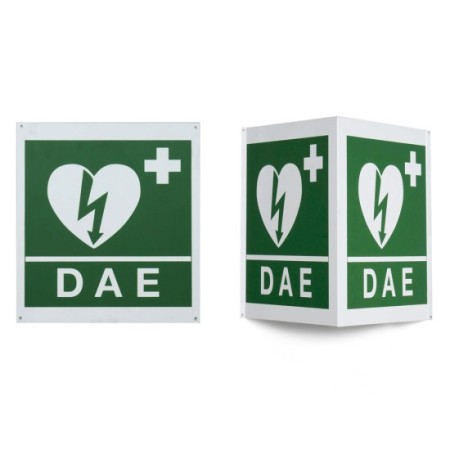 2 - Cartello Bifacciale DAE Art. LTD786
