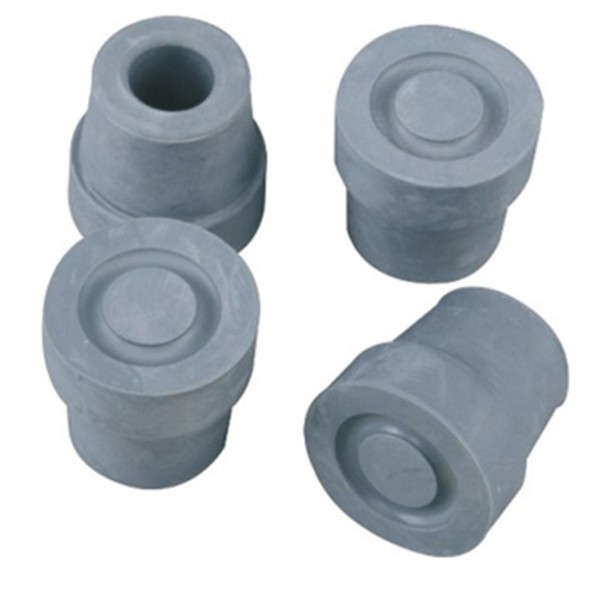 Prime Puntali in gomma Bastoni per anziani per quadripode base stretta modello RP726 4 pezzi Art. RV7036