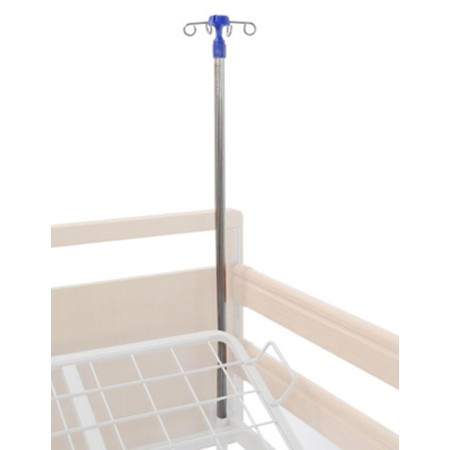 1 - Asta Per Flebo per Letti Degenza in Legno Moretti Art. MPA303 -