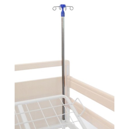 2 - Asta Per Flebo per Letti Degenza in Legno Moretti Art. MPA303 -