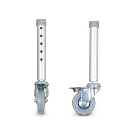 1 - Coppia di Ruote Piroettanti CON FRENO RP762/RP782 - PA Art. RV7051F--