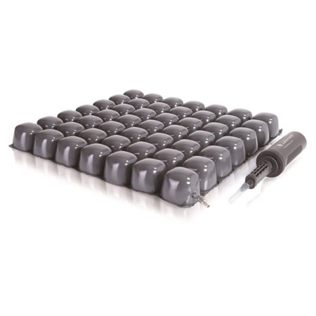 1 - Cuscino antidecubito a bolle d’aria L:47 x P:41 x H:5 cm in PU 2 Sezioni LATEX FREE Art. ST862/2