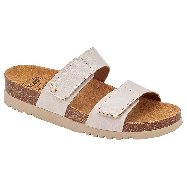 Scholl Ciabatte Donna LUSAKA 2.0 Printed synthetic Ivory