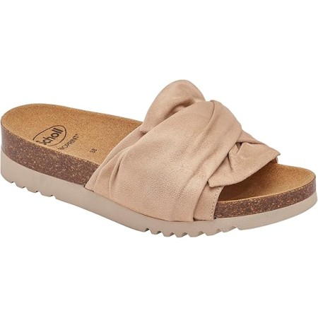1 - Scholl Ciabatte Donna PRINCY Microfibre Beige