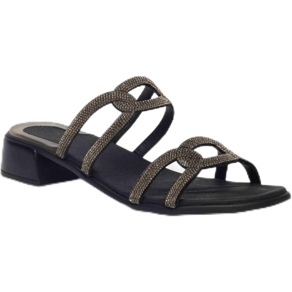 Scholl Ciabatte Donna LIPARI Microfibre strass Black