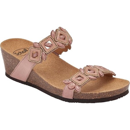 1 - Scholl Ciabatte Donna SANREMO Microfibre accessories Antique Pink