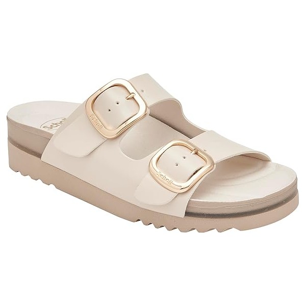 Scholl Ciabatte Donna VALLY Patent synthetic Off white