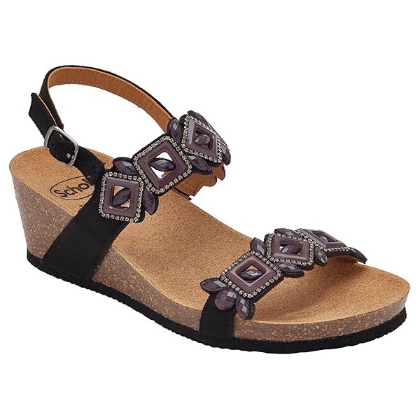 Scholl Sandali Donna SANREMO SANDAL Microfibre accessories Black