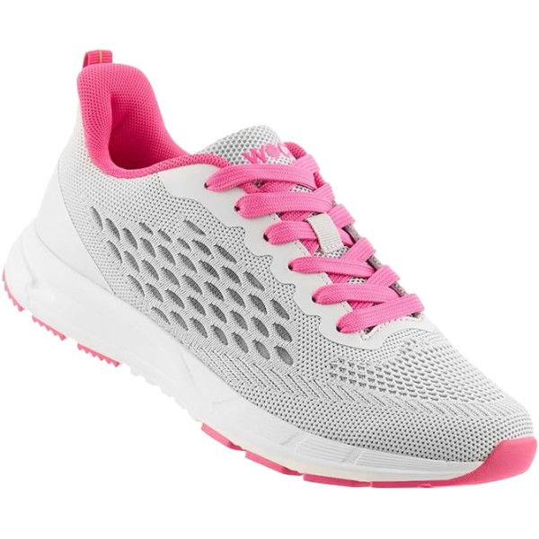 Wock BREELITE Sneaker Ultra Leggere Grigio Fucsia