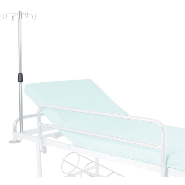 Prime Asta flebo in acciaio Inox – 4 ganci inox per Barella Pronto Soccorso da Corsia BC100 Moretti --