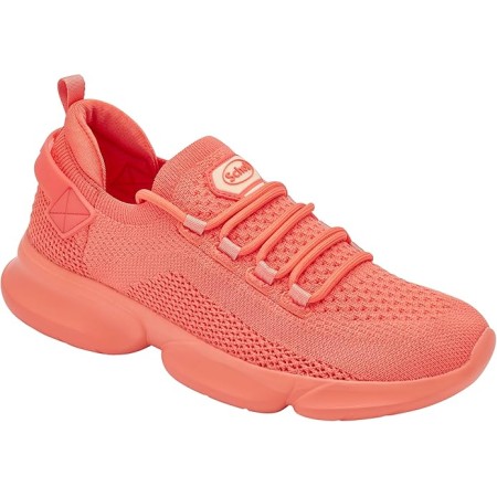 1 - Scholl Ciabatte CAMDEN Knitted textile+rubber Salmon