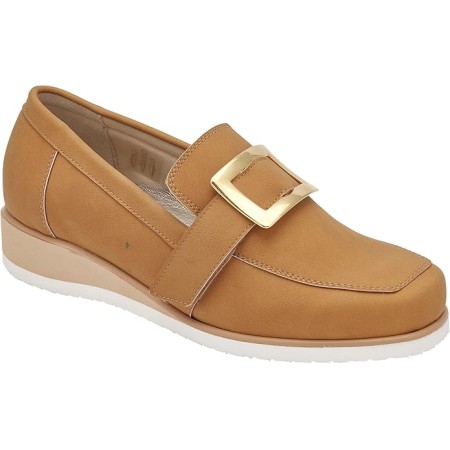 1 - Scholl Ciabatte FARA MOCASSIN Synthetic Camel