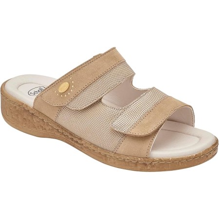 1 - Scholl Ciabatte MARINELLA Printed lam.synthetic+suede Beige