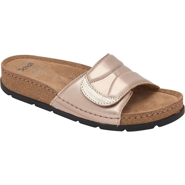 Scholl Ciabatte SAMOA MULE Laminated synthetic Platinum