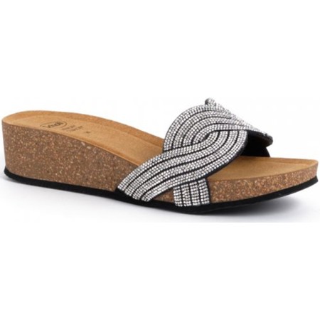 1 - Ciabatte Estive Donna Scholl  VEGAS LOW Colore Nero --