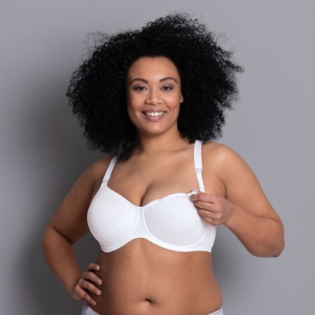 1 - Anita Basic Reggiseno allattamento Colore bianco --