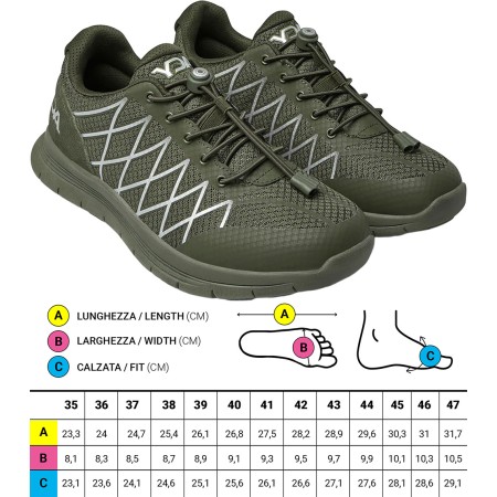 1 - Scarpe ortopediche Sportive Optima Molliter YDA Spring System Verde
Art. C1Y-YDAW15 BLOCK