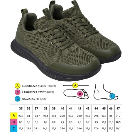 1 - Scarpe ortopediche Sportive Optima Molliter YDA CODY TES KAKY Art. C1Y-CODY